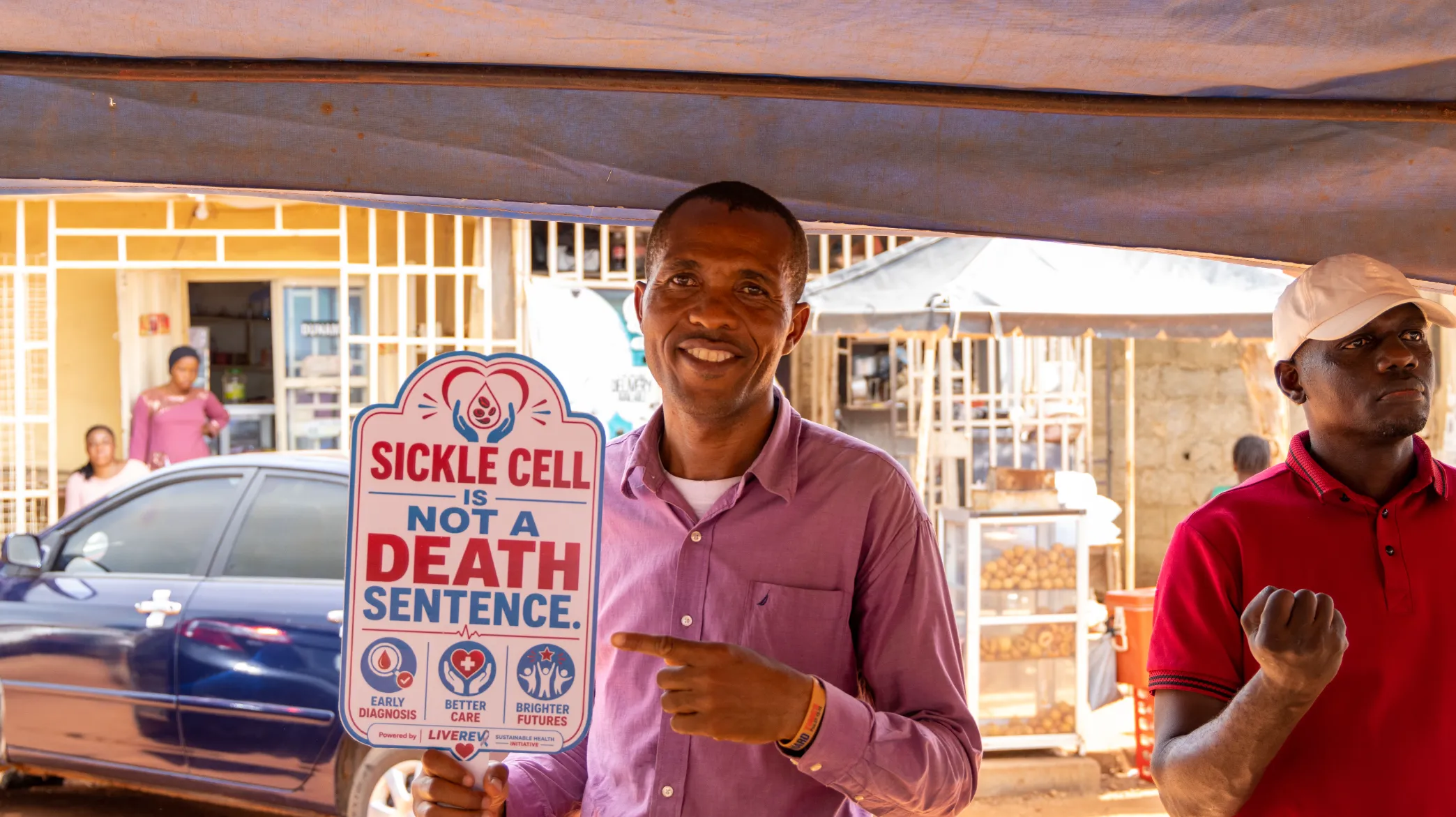 Liverev community outreach promoting sickle cell awareness