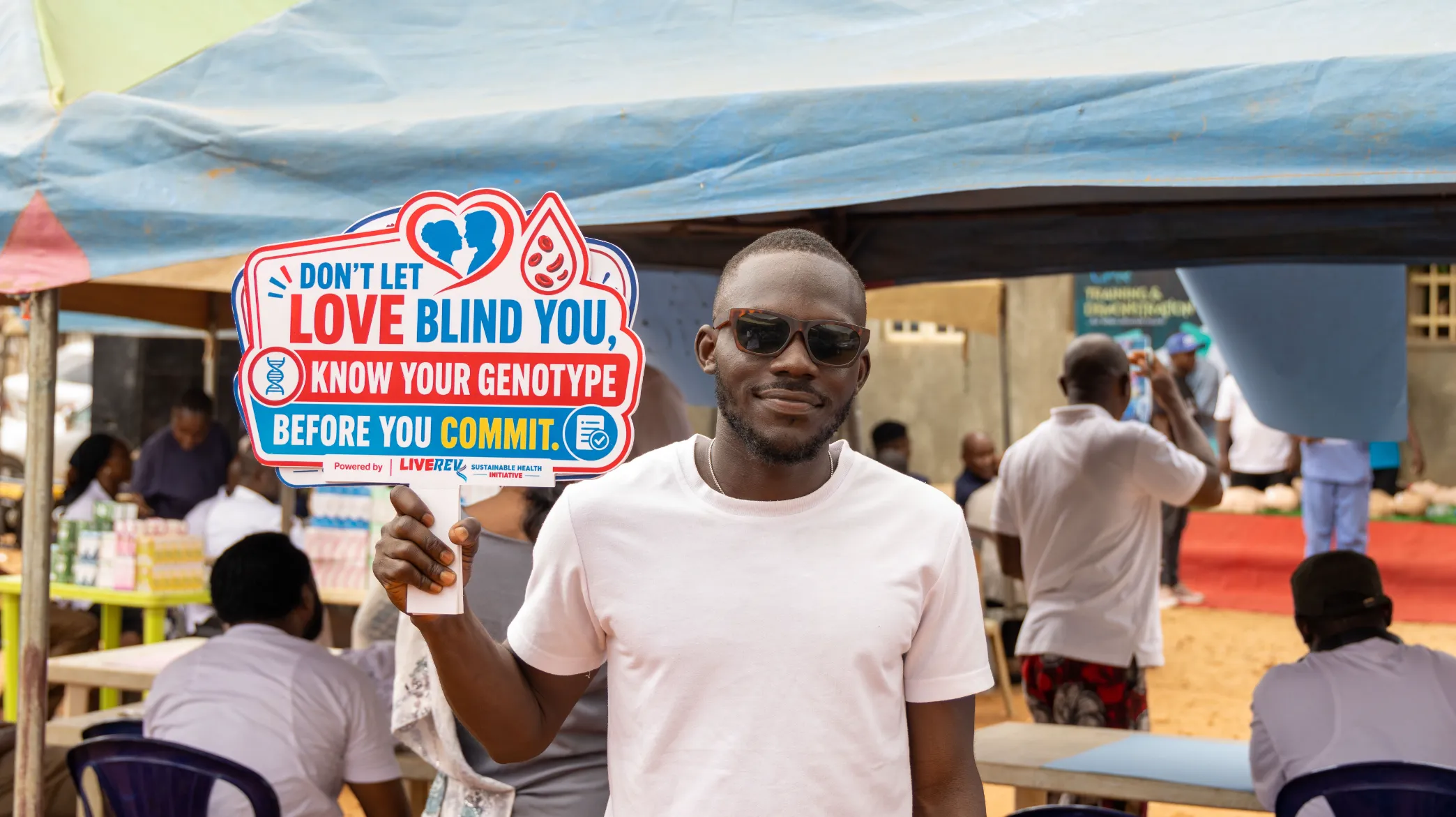 Liverev community outreach encouraging genotype awareness